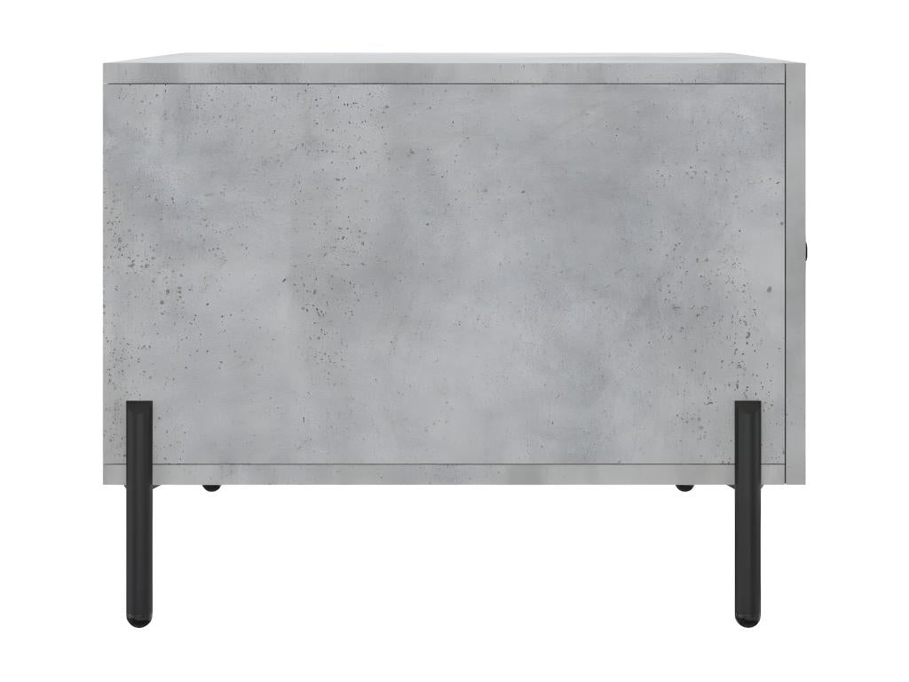 Concrete grey coffee table 50x50x40 cm engineered wood