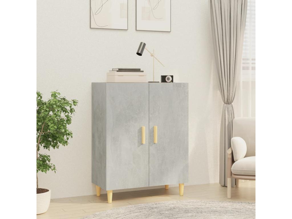 Concrete Grey Buffet 70x34x90 cm Engineered Wood