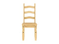 Homzora dining chairs, set of 2, 42x47x107cm, solid pine wood