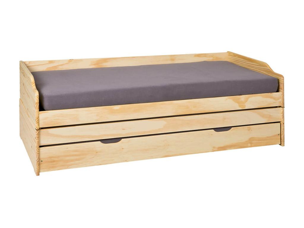 Homzora - Multifunctional Bed Pack 90x200 with 2 Homzora Mattresses