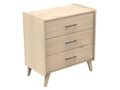 Homzora 3-drawer chest of drawers, wood