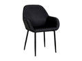 Meubiana Black Velvet Armchair - Set of 2