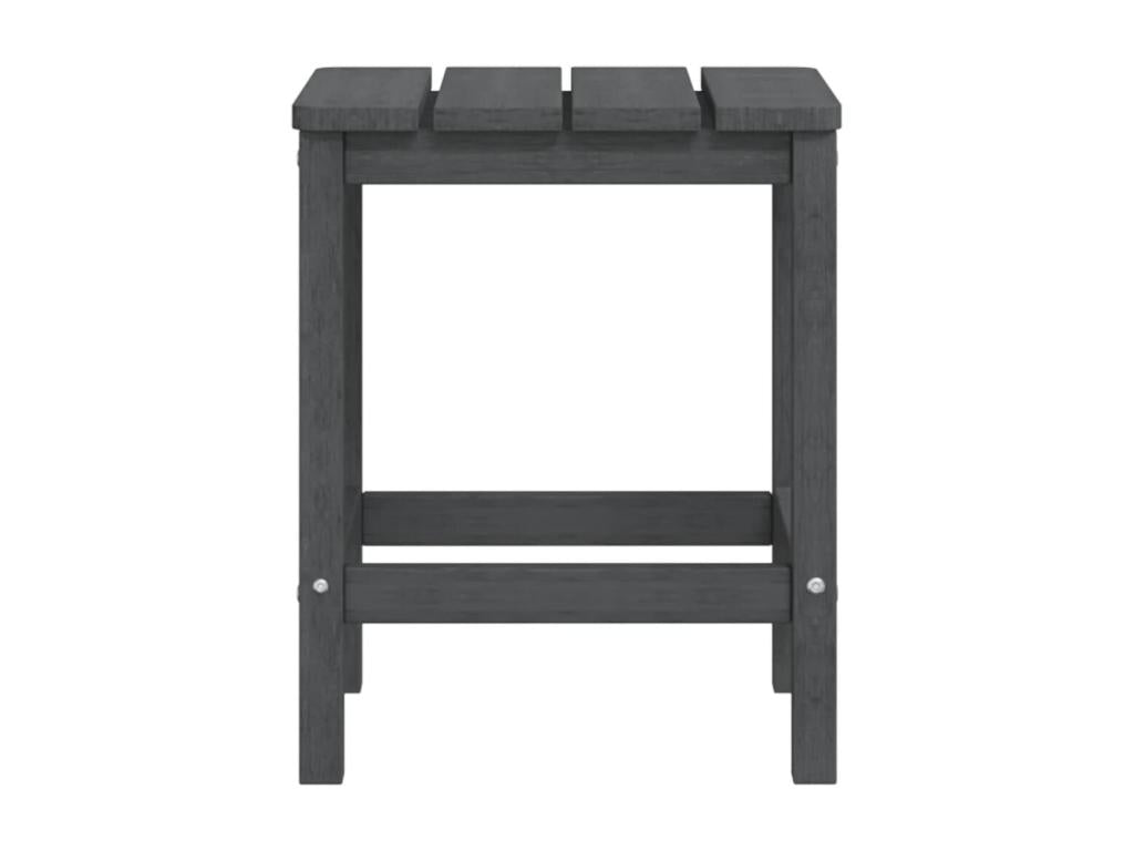 Meubiana Anthracite Garden Table 38x38x46 cm HDPE