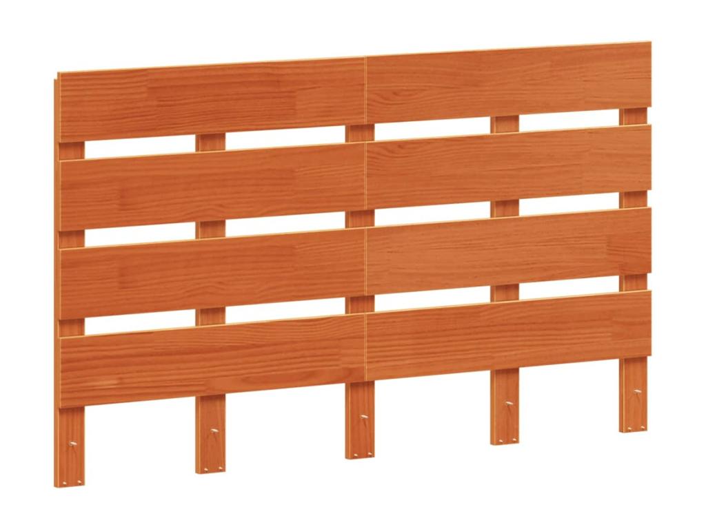 Brown headboard 135cm solid pine wood
