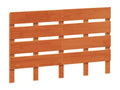 Brown headboard 135cm solid pine wood