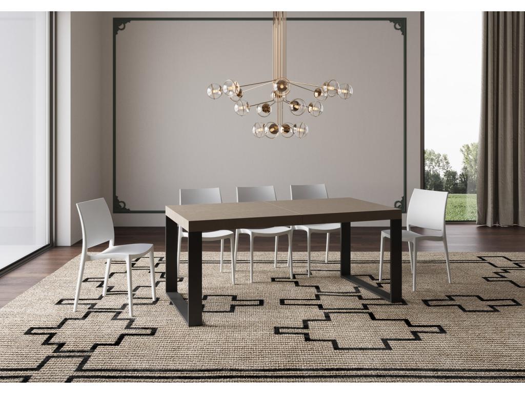 Tecno Homzora extendable table 90x180/284 cm with anthracite legs