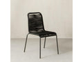 Anthracite metal outdoor chair 83 cm x 54 cm - Homzora