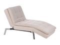 Homzora Beige Velvet Chaise Longue Homzoraétrique