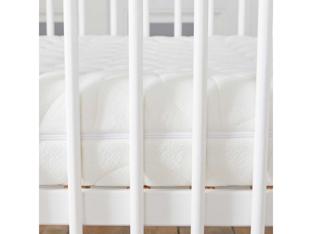 Bamboo Baby Mattress - 60x120x10 cm - Homzora Soft - Chemical-Free - Removable Cover