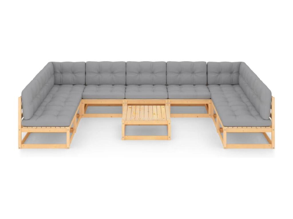 Garden furniture set, brown wood, 70x70x30 cm, 02 0014997