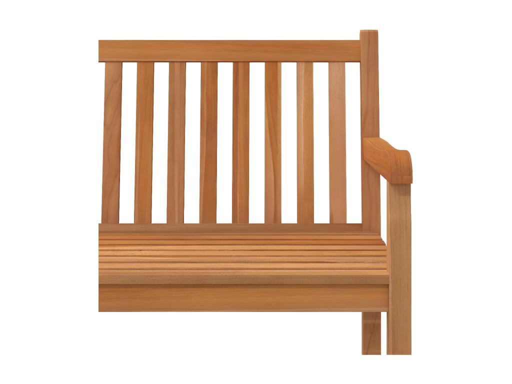 5-piece garden dining set, solid teak wood