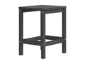 Meubiana Anthracite Garden Table 38x38x46 cm HDPE