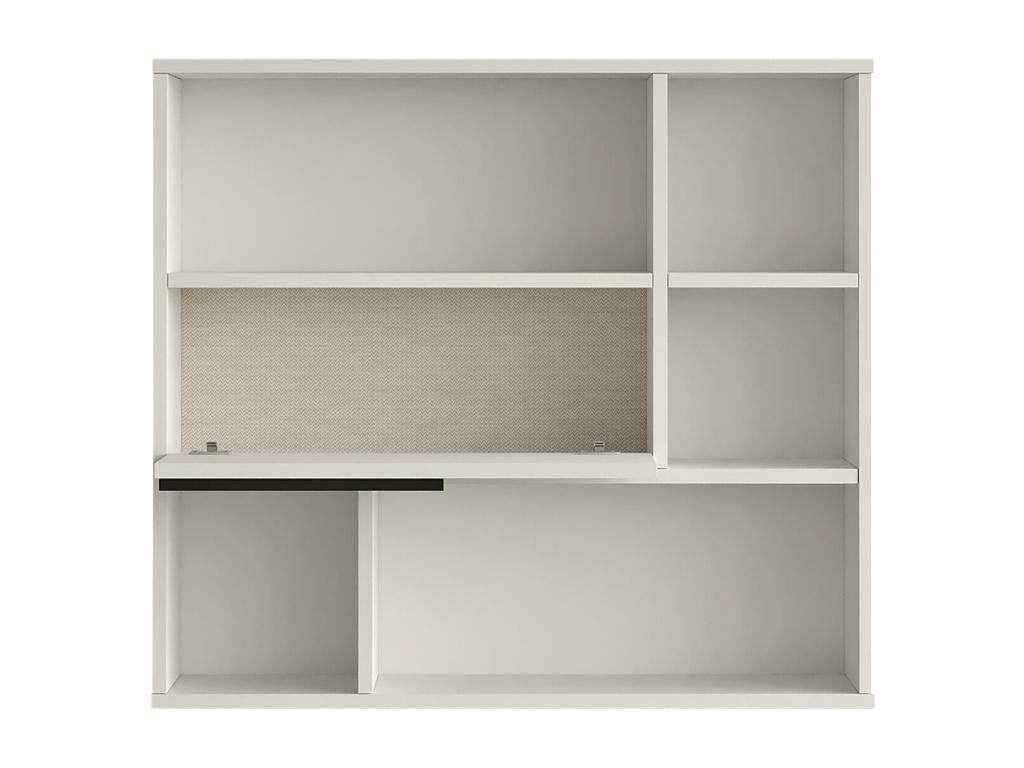 Homzora WS90 6S Wall Shelf 90x22x81 White