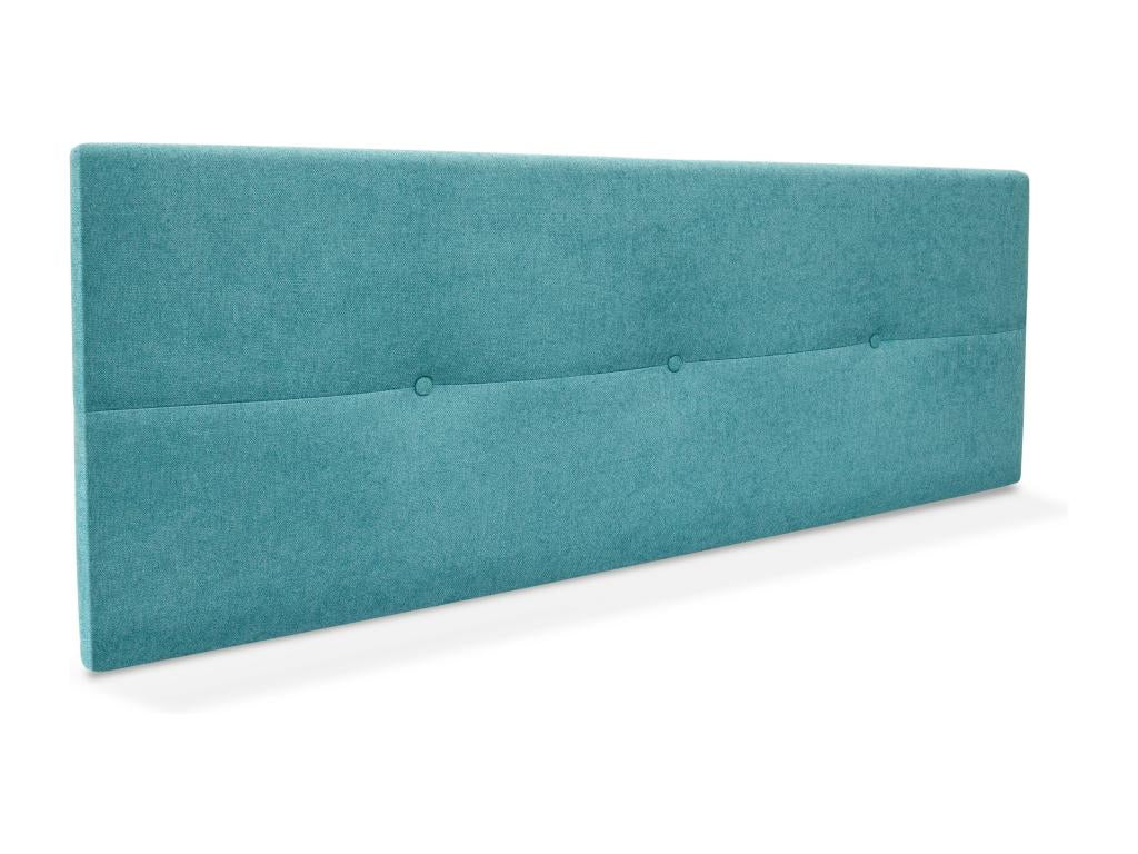 Doucezen Aqualine Fabric Headboard with Buttons 150x50cm for 150cm Beds - Turquoise