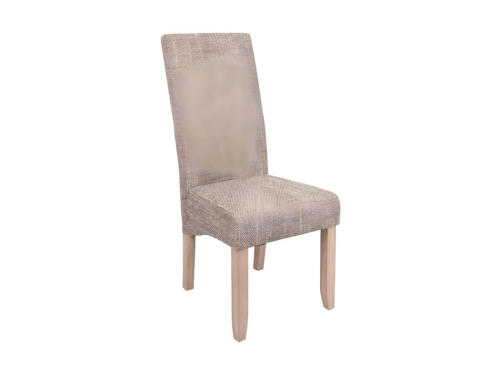 Doucezen Beige Fabric/Wood Chairs - PURE - W 62 x D 47 x H 108 cm