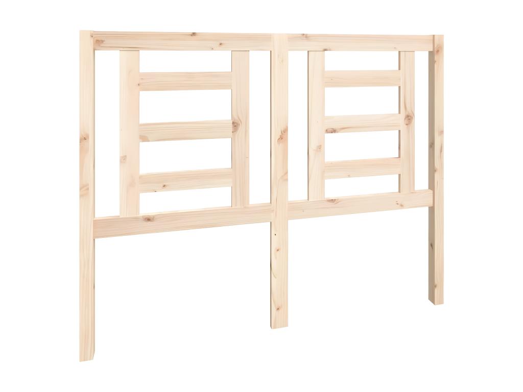 Headboard 126x4x100 cm Solid pine wood