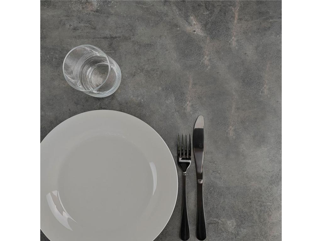 Round table 110 cm - Doucezen model, metallic stone