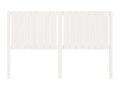 White headboard 165.5x4x100 cm Solid pine wood