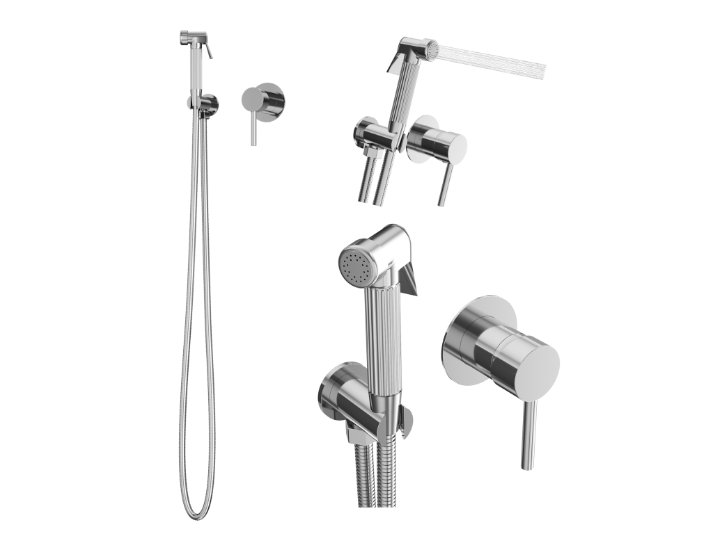 BIDETTA BATHROOM MIXER, BRASS, BIDETTA SHOWER, Meubiana