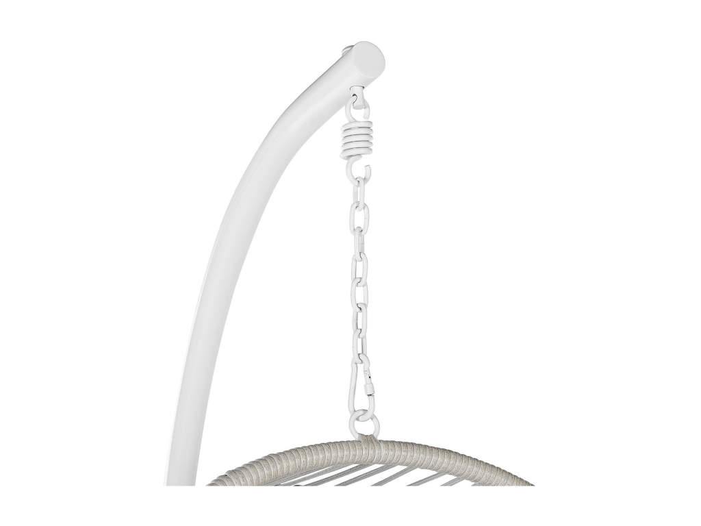 Hanging chair with stand, Doucezen White