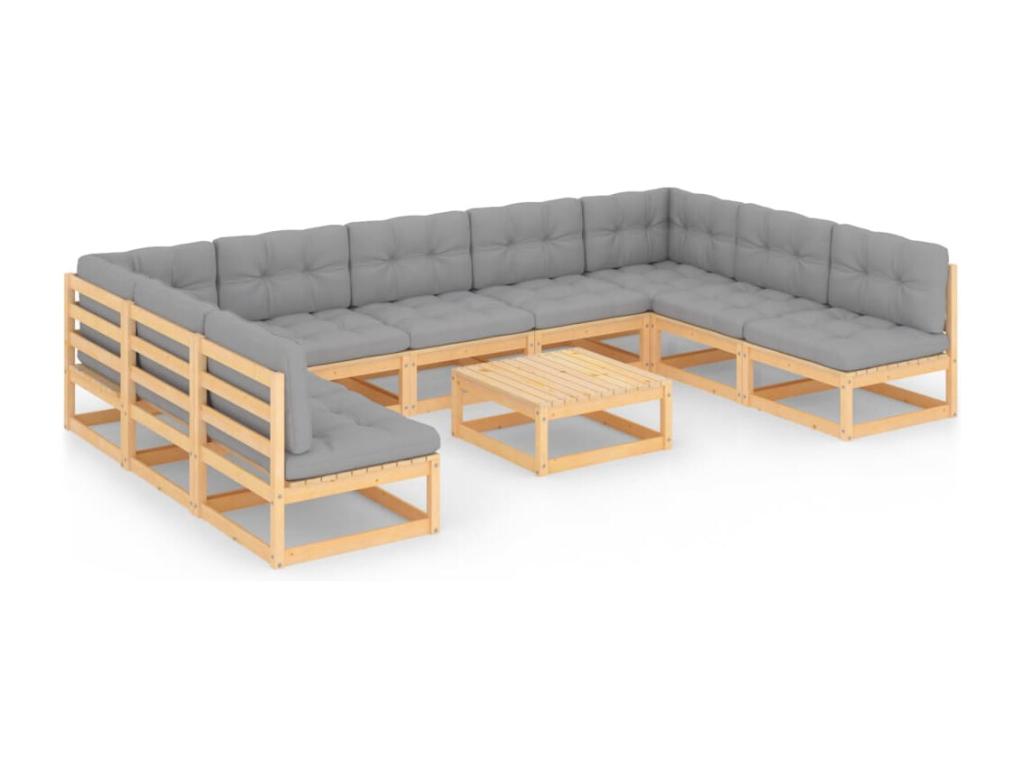 Garden furniture set, brown wood, 70x70x30 cm, 02 0014997