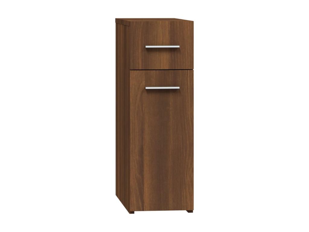 Apothecary cabinet, brown oak, 20x45.5x60cm, engineered wood