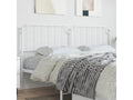 White metal headboard 200 cm