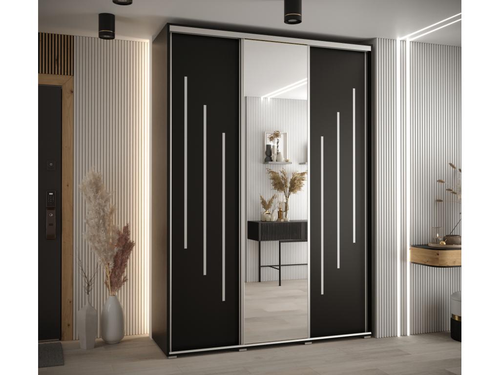 Meubiana 9 Sliding Door Wardrobe 235.2/180/45 3 doors
