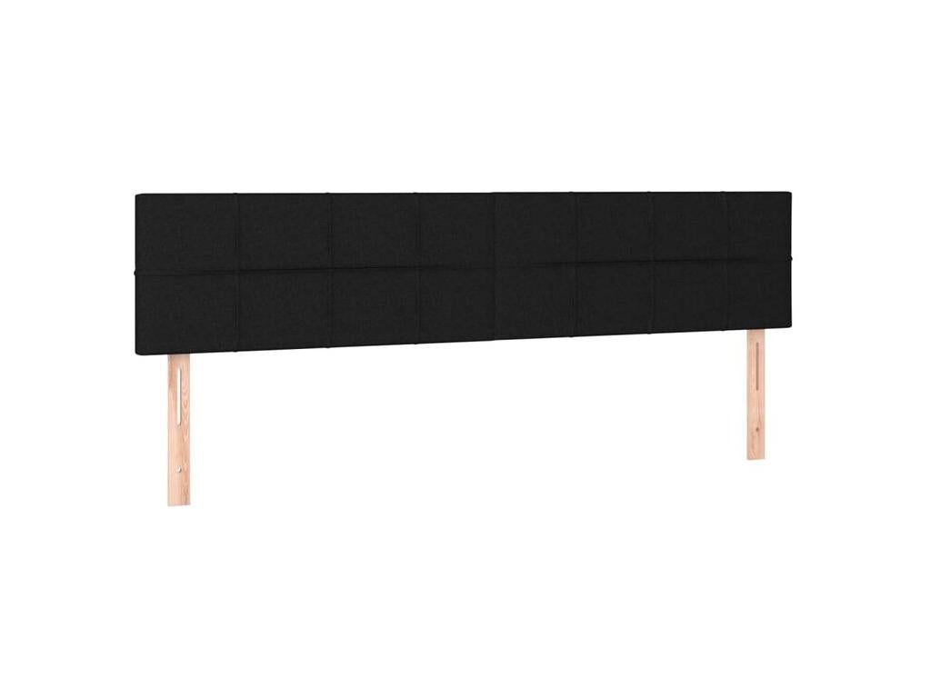 Homzora bed base with black 180x200 mattress, fabric