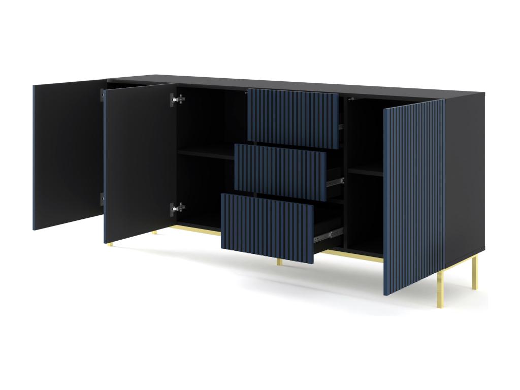 Homzora F SB200 3D3D Sideboard 200x42x87 Black