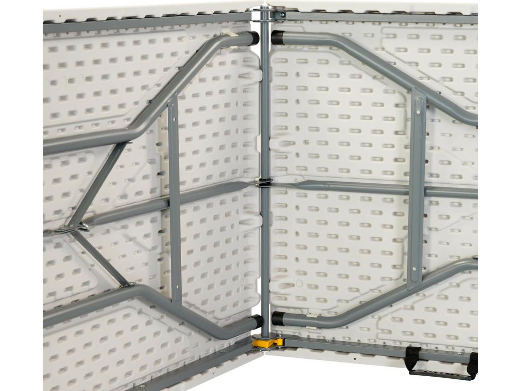 Folding Table 150cm Rectangular White Catering Table O91