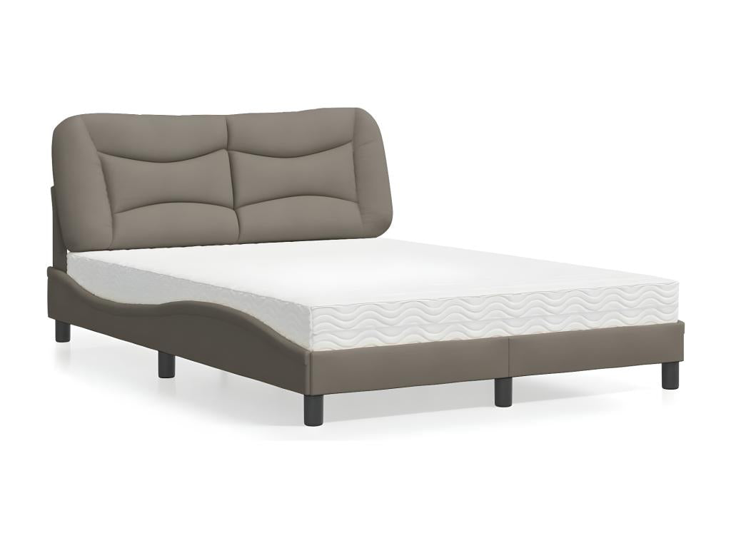 Bed with Homzora 140x200 fabric mattress