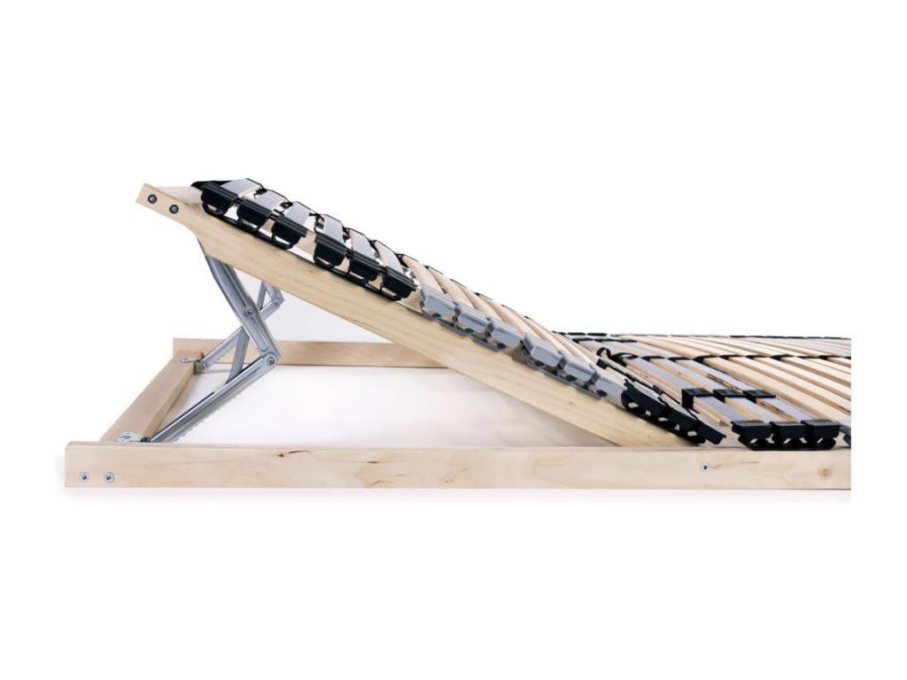 Homzora 2-piece bed bases with 42 Homzora 7-zone 90x200 cm