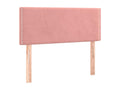 Pink LED Headboard 100x5x78-88 Velvet