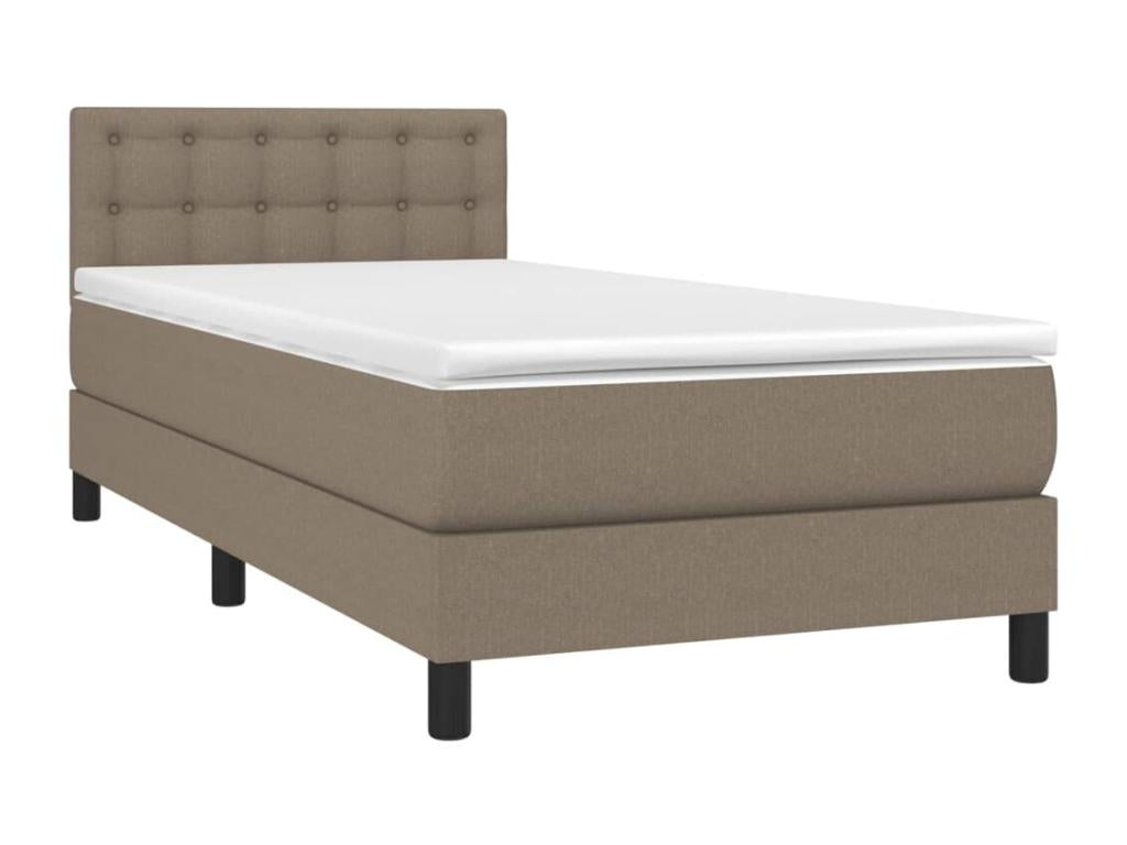 Homzora bed base with Homzora 90x190 mattress, fabric
