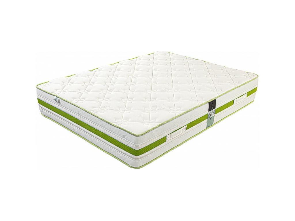 Rêverie Mattress Set, 30cm high-density foam, firm summer/winter side, beige slatted base, 20cm thick, 160x200cm