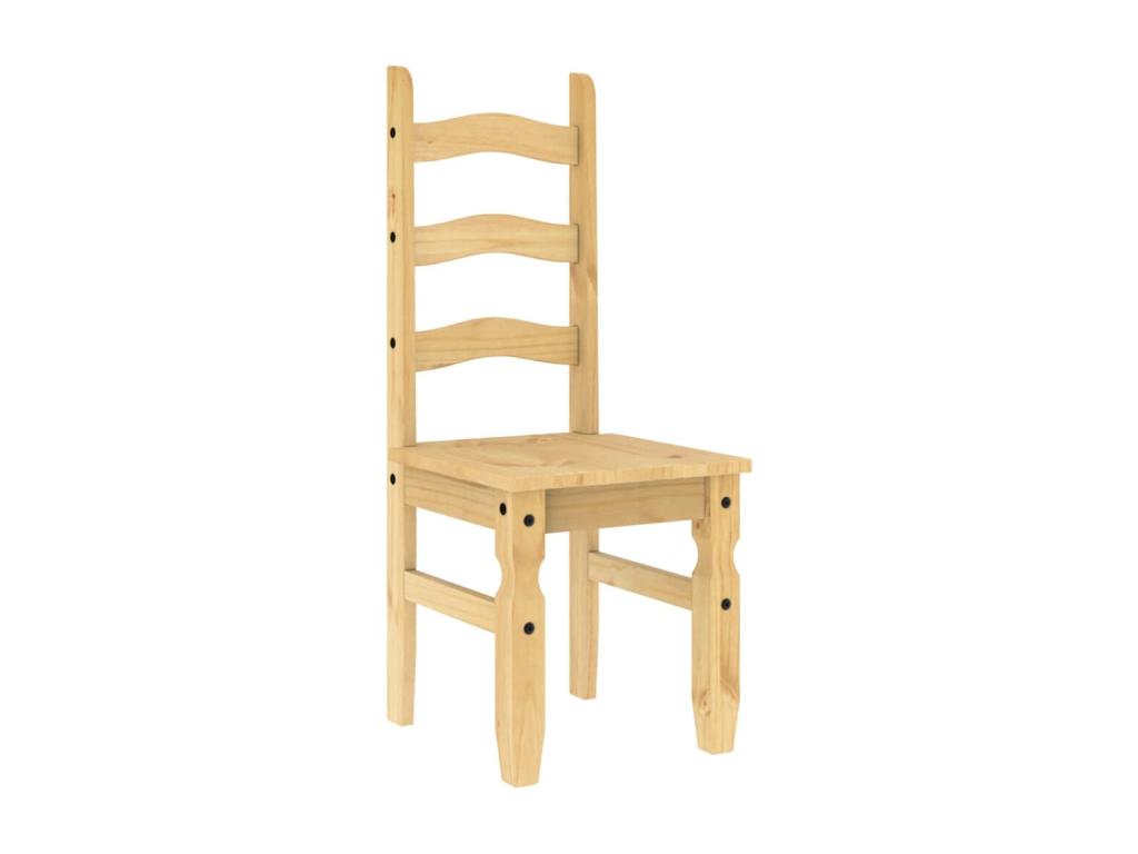 Homzora dining chairs, set of 2, 42x47x107cm, solid pine wood