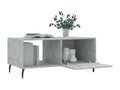 Concrete grey coffee table 90x50x40 engineered wood