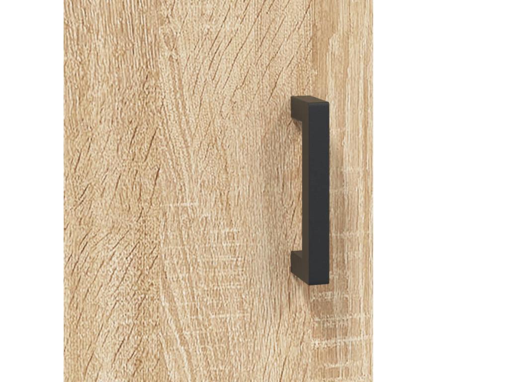 Meubiana Oak Highboard 69.5x34x180 cm Engineered Wood