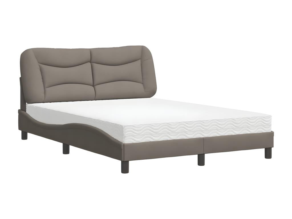 Bed with Homzora 140x200 fabric mattress